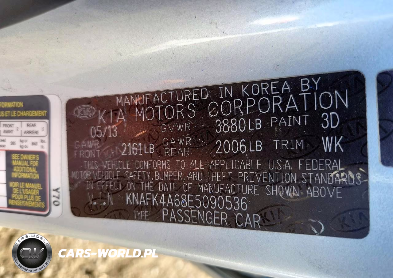 2014 Kia Forte Lx VIN:KNAFK4A68E5090536 - 12