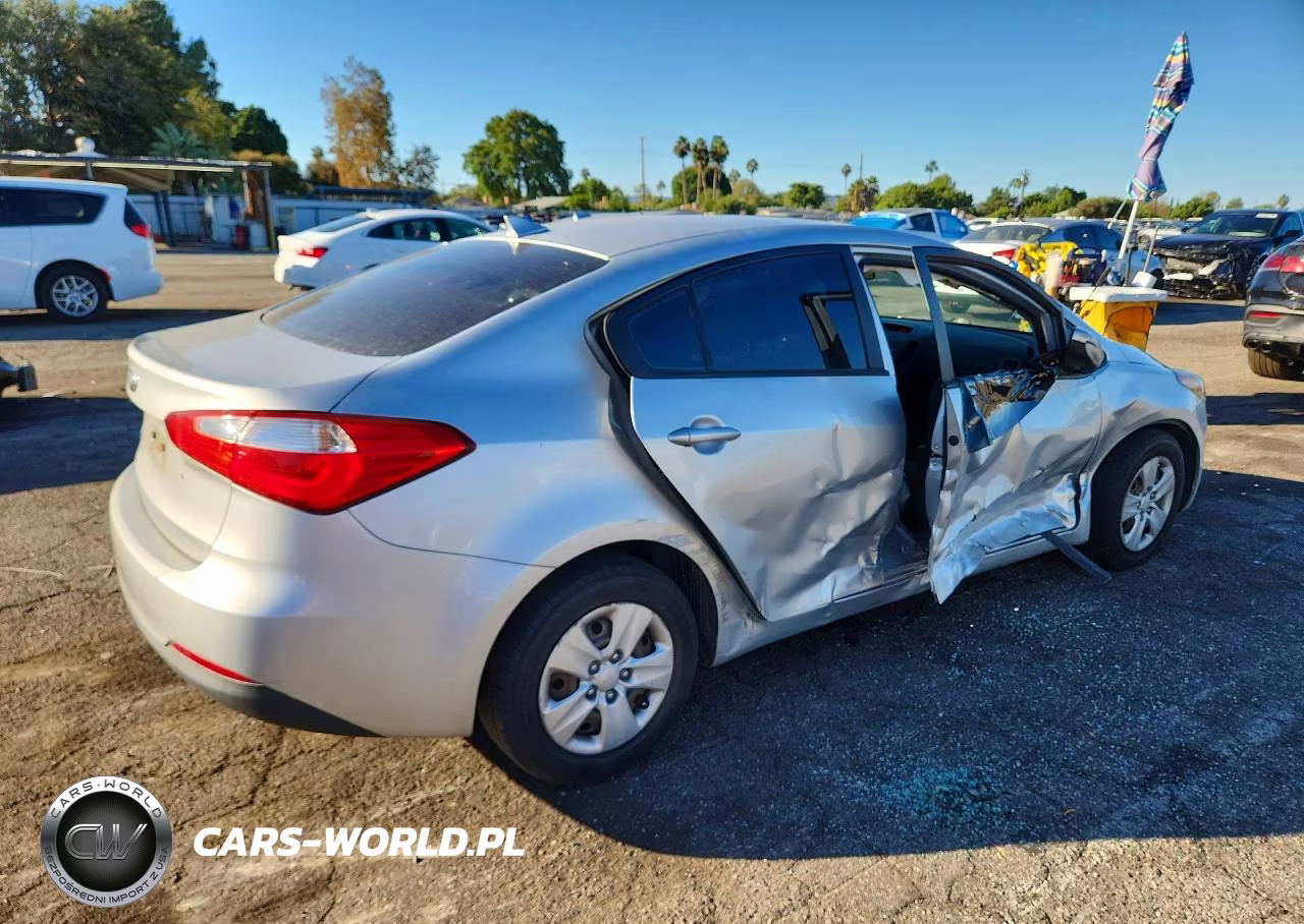 2014 Kia Forte Lx VIN:KNAFK4A68E5090536 - 3