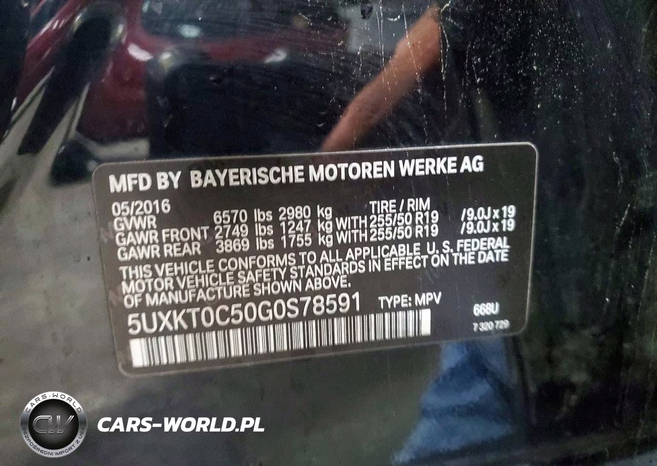 2016 BMW X5 Xdr40E VIN:5UXKT0C50G0S78591 - 12