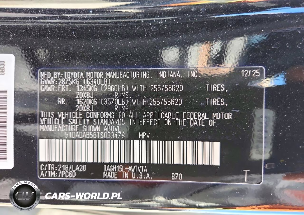 2026 Toyota Grand Highlander Hybrid Max Limited VIN:5TDADAB56TS033478 - 14