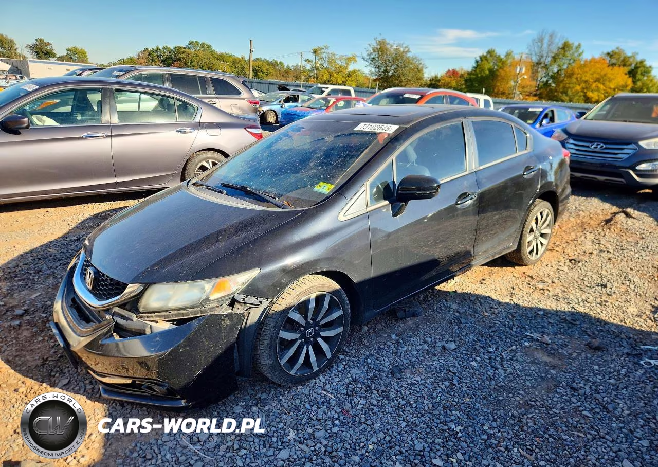 2015 Honda Civic Exl VIN:2HGFB2F92FH531034 - 1