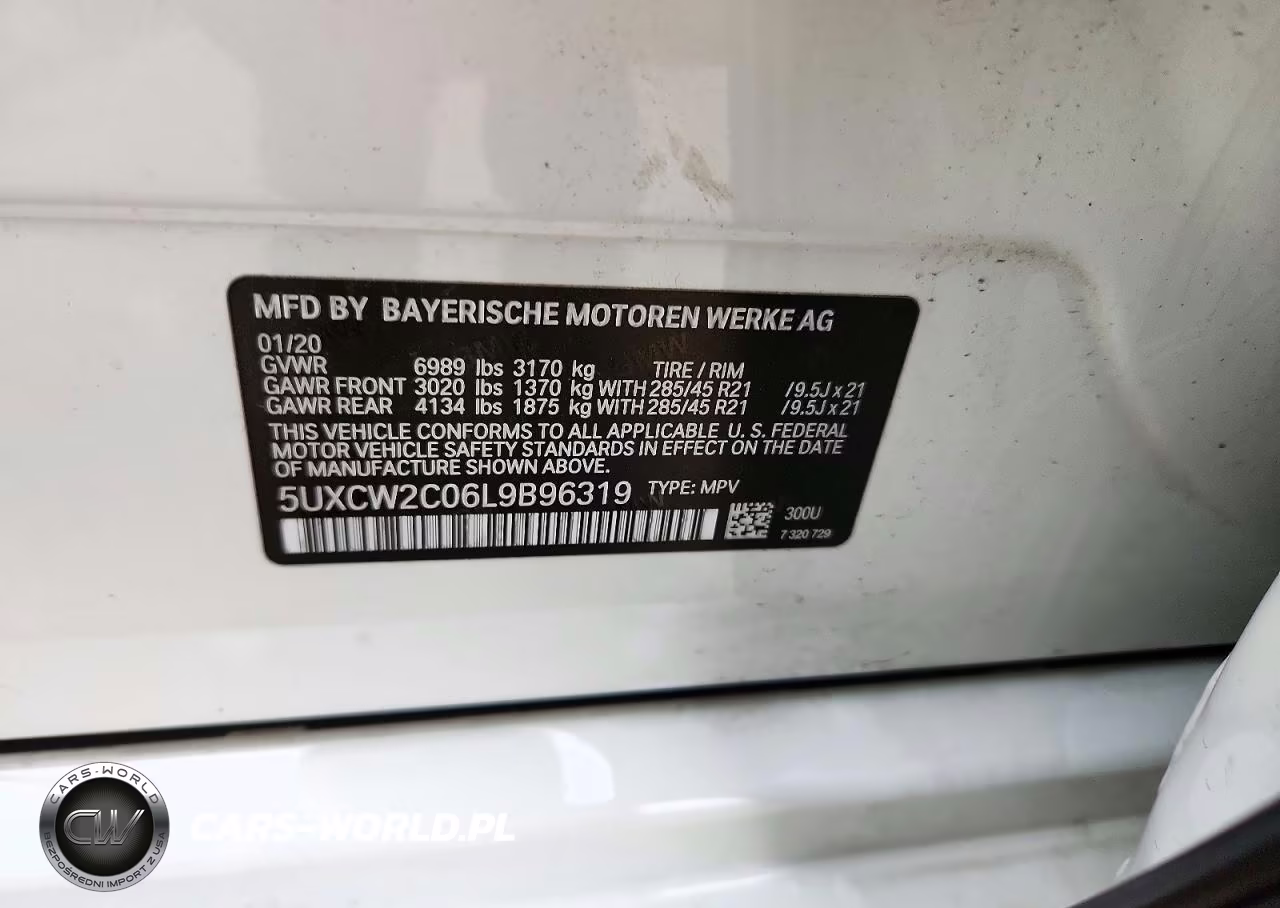 2020 BMW X7 xDrive40I VIN:5UXCW2C06L9B96319 - 13