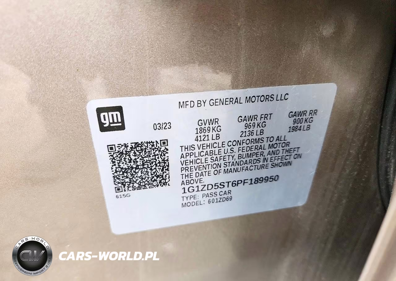 2023 Chevrolet Malibu Lt VIN:1G1ZD5ST6PF189950 - 12