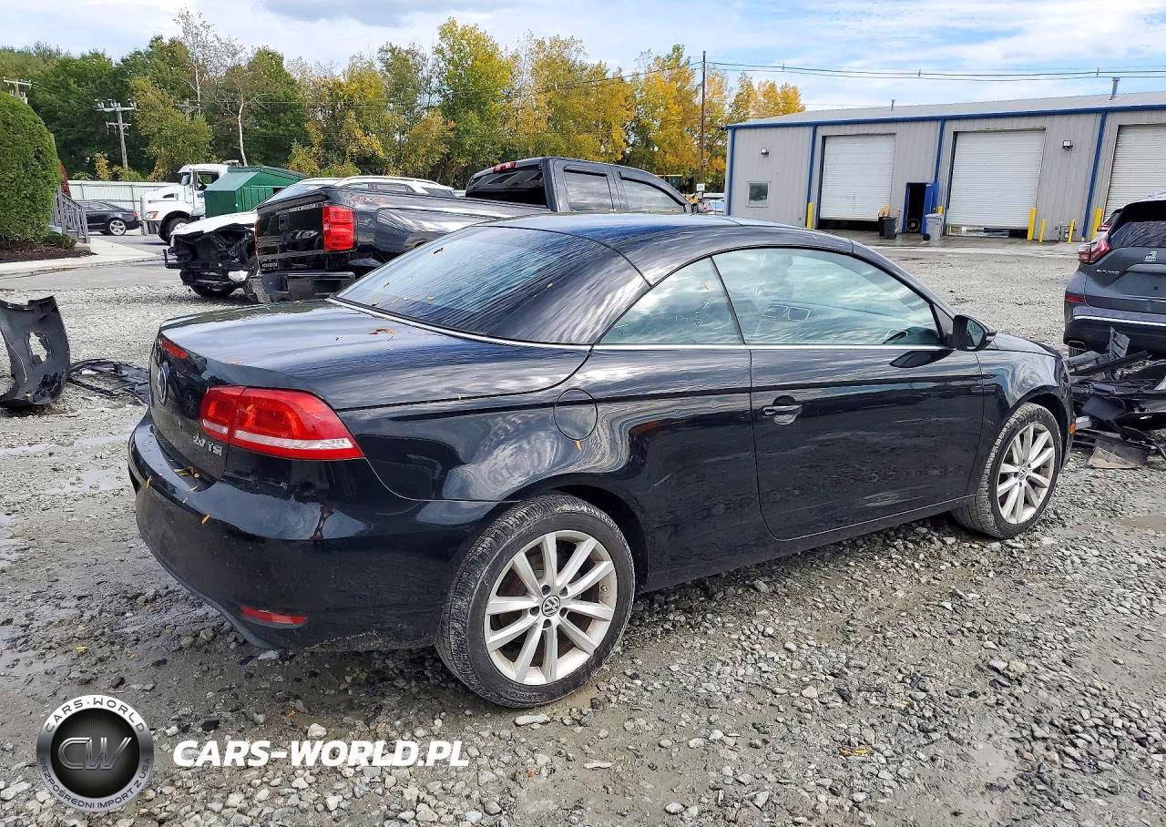2012 Volkswagen Eos Komfort VIN:WVWBW7AH2CV002585 - 3
