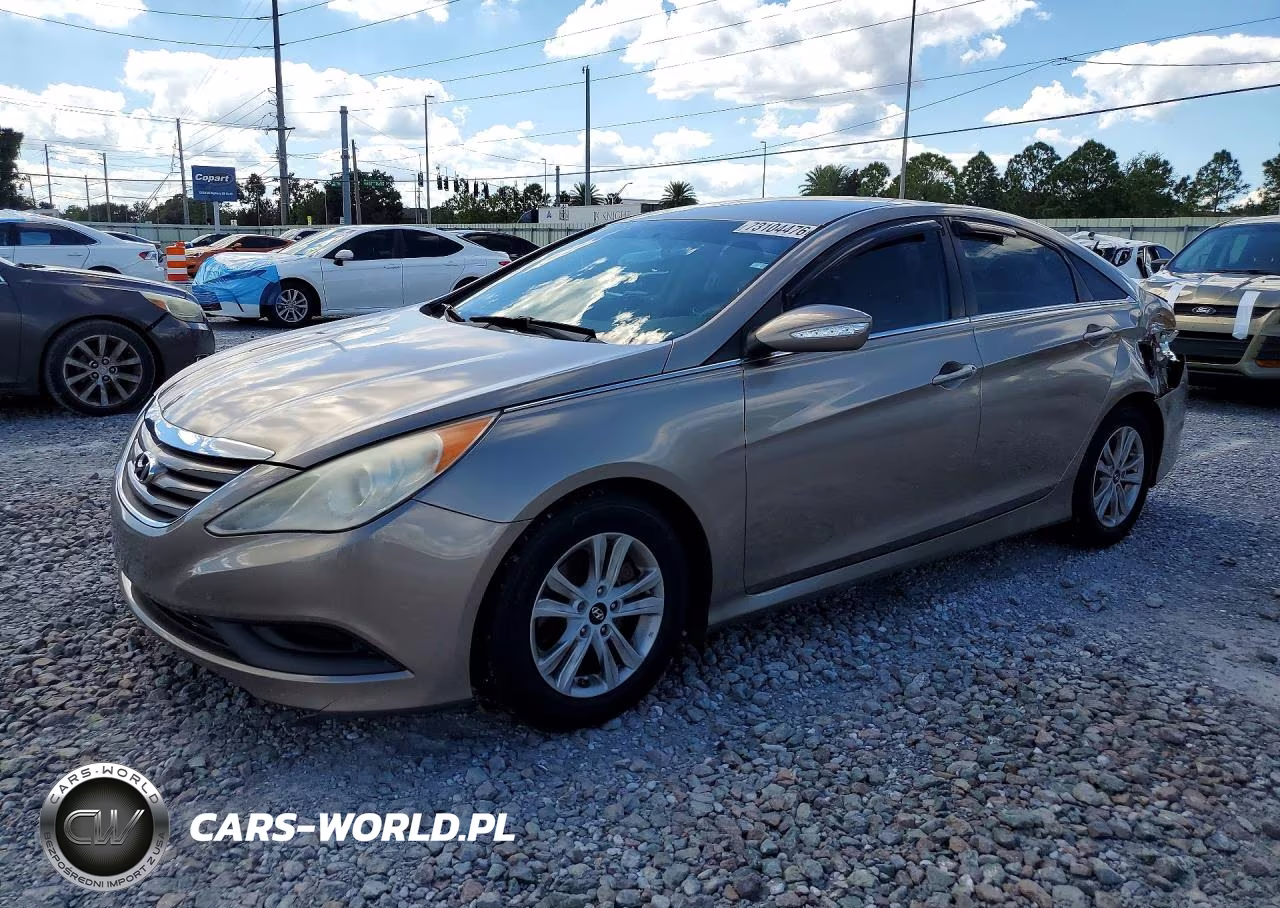 2014 Hyundai Sonata Gls VIN:5NPEB4ACXEH941031 - 1