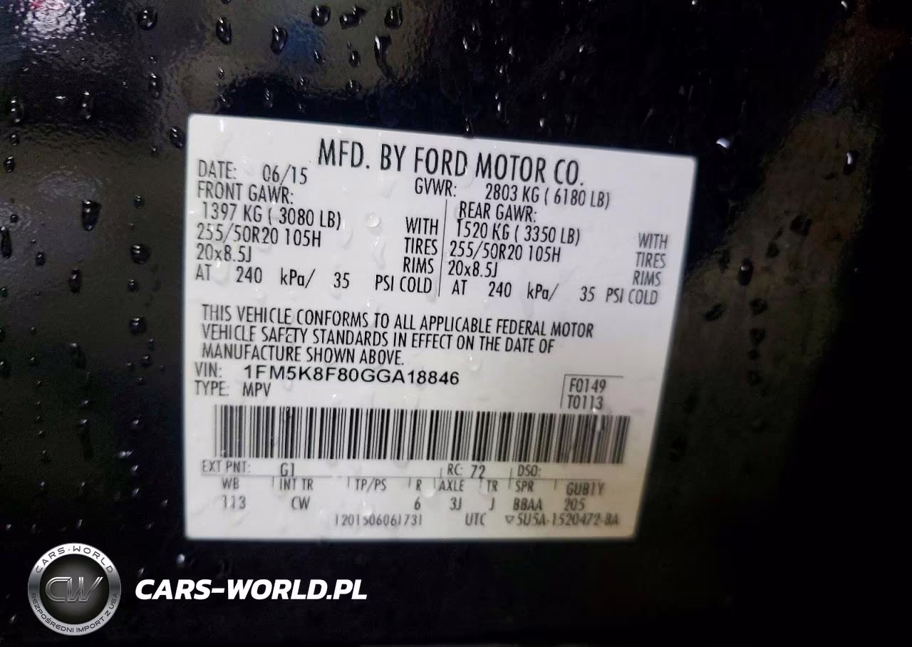 2016 Ford Explorer Limited VIN:1FM5K8F80GGA18846 - 13