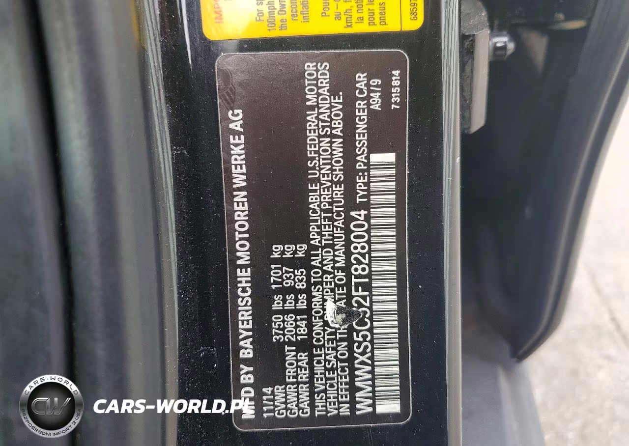 2015 Mini Cooper VIN:WMWXS5C52FT828004 - 12