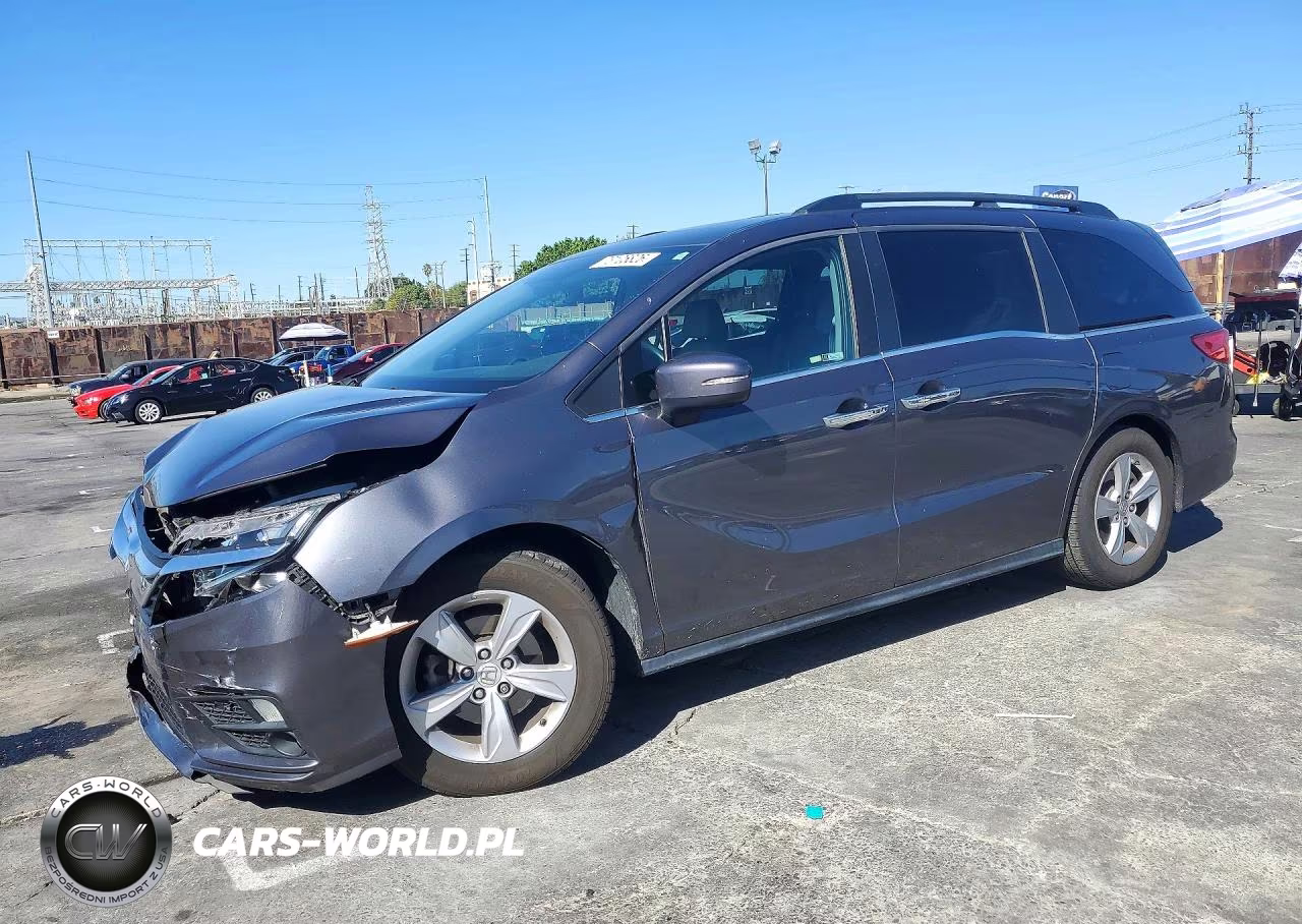 2018 Honda Odyssey Exl VIN:5FNRL6H79JB110955 - 1