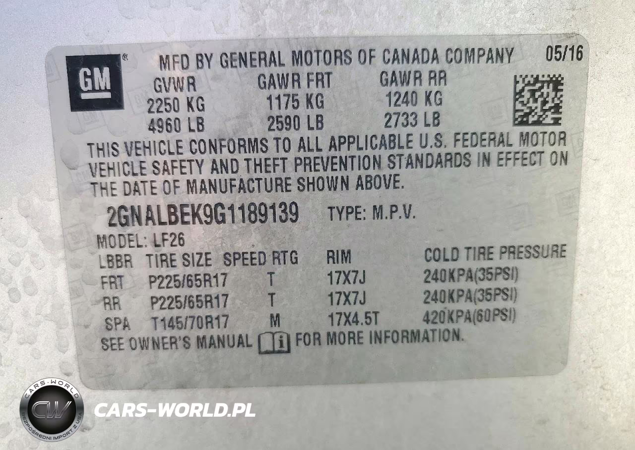 2016 Chevrolet Equinox Ls VIN:2GNALBEK9G1189139 - 13