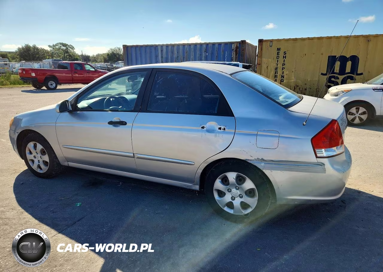 2009 Kia Spectra Lx VIN:KNAFE221195624321 - 2
