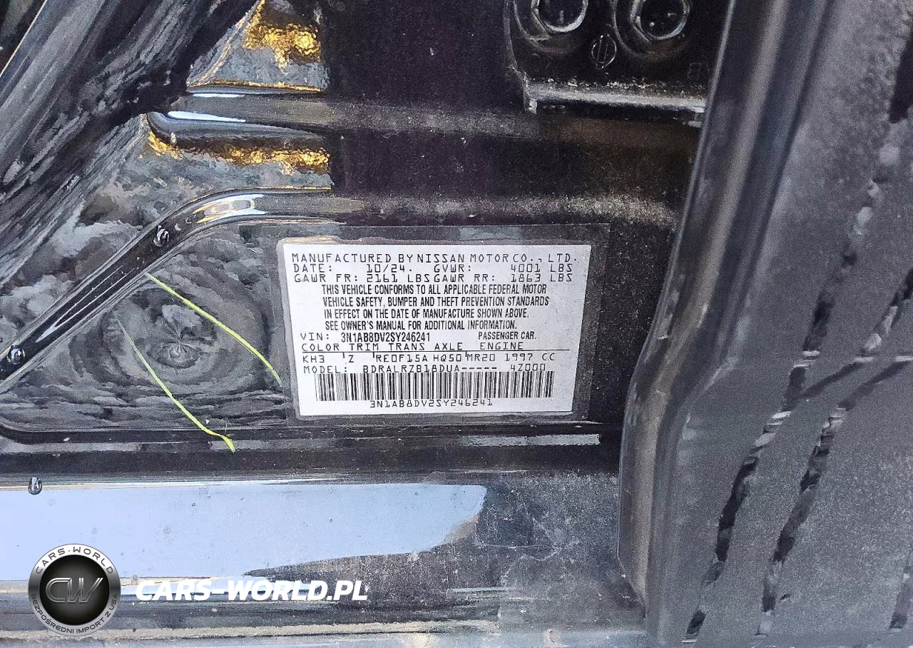 2025 Nissan Sentra Sr VIN:3N1AB8DV2SY246241 - 12