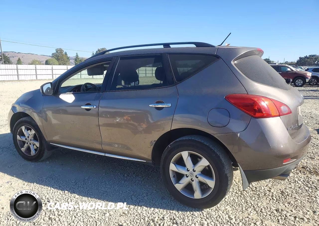 2009 Nissan Murano S VIN:JN8AZ18U09W010372 - 2