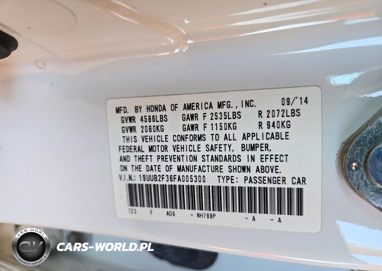2015 Acura Tlx VIN:19UUB2F36FA005300 - 12