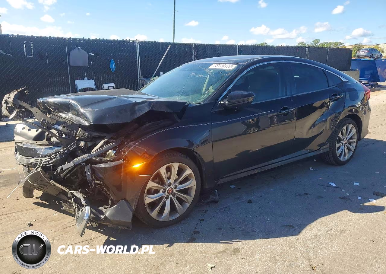 2019 Honda Civic Lx VIN:19XFC2F64KE017161 - 1
