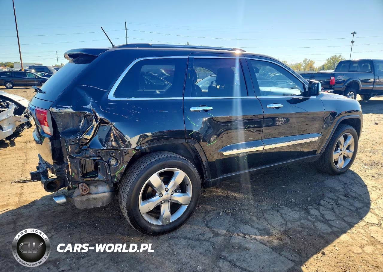 2013 Jeep Grand Cherokee Overland VIN:1C4RJFCTXDC581573 - 3