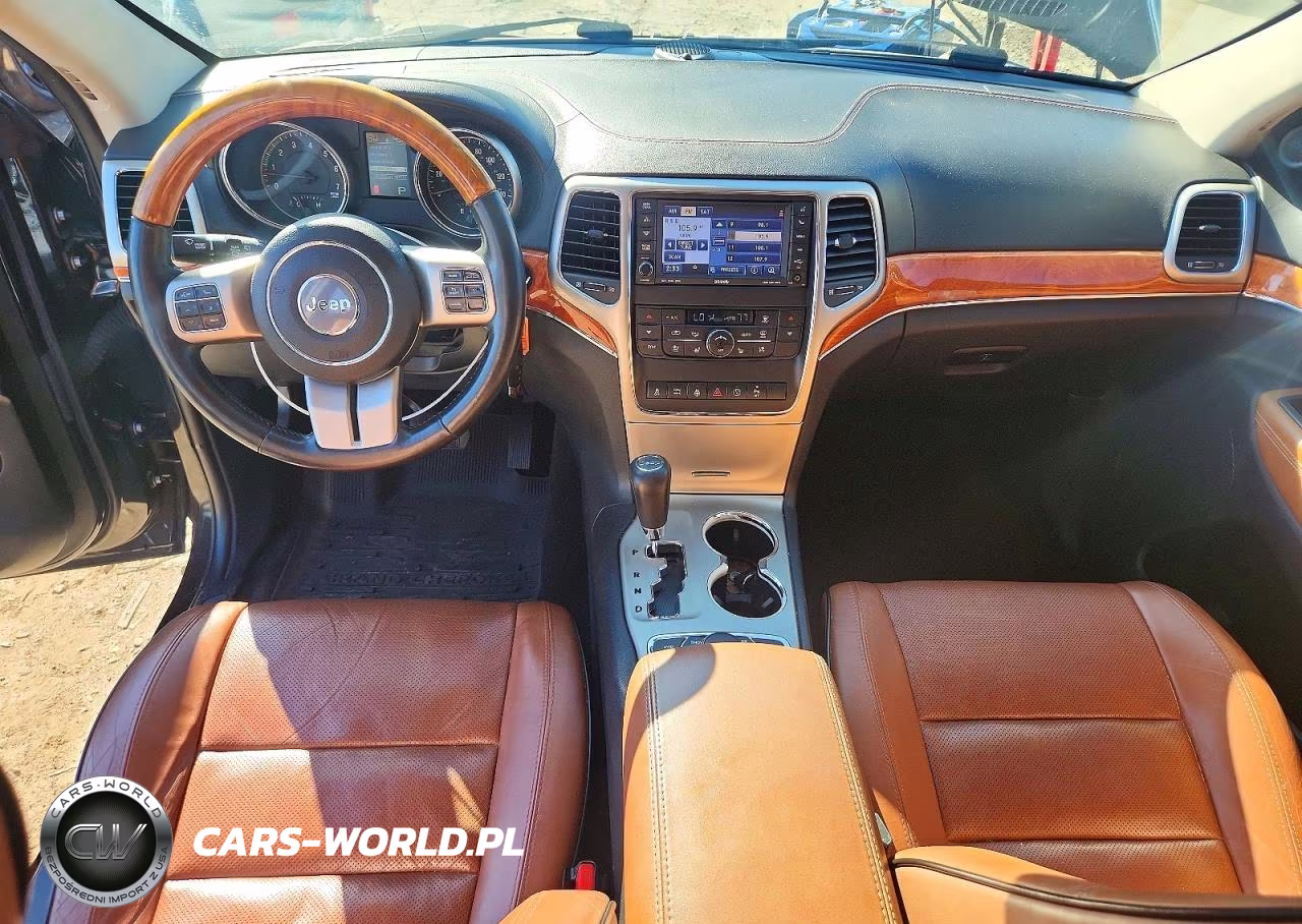 2013 Jeep Grand Cherokee Overland VIN:1C4RJFCTXDC581573 - 8