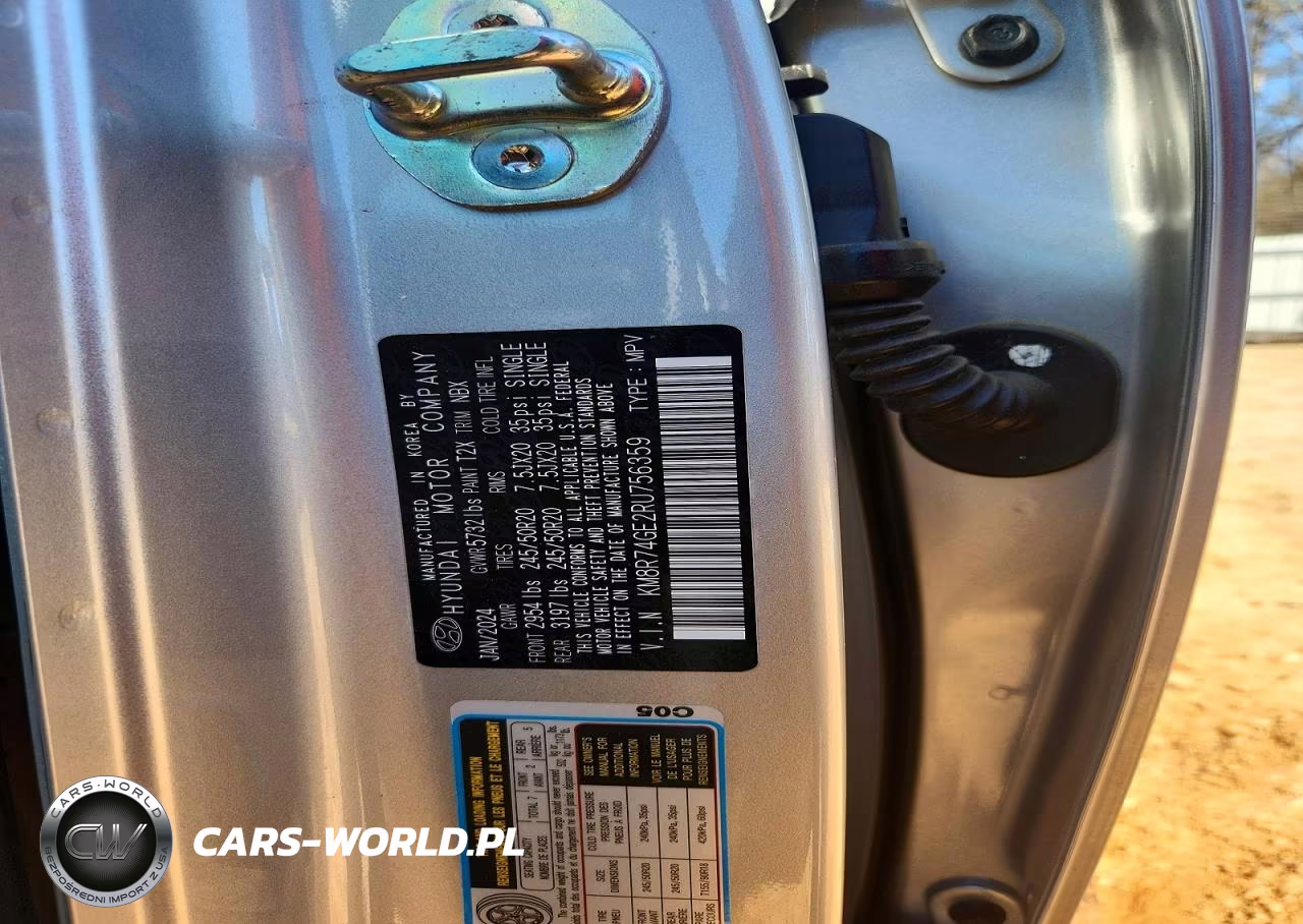 2024 Hyundai Palisade Calligraphy VIN:KM8R74GE2RU756359 - 13