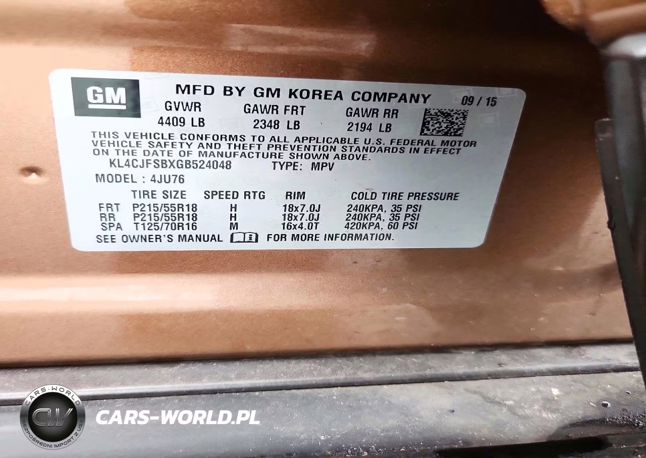 2016 Buick Encore Convenience VIN:KL4CJFSBXGB524048 - 13