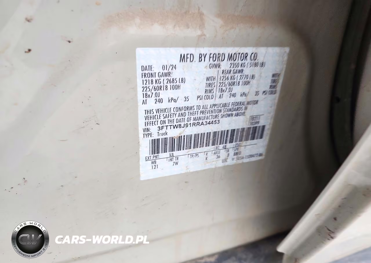 2024 Ford Maverick Xlt VIN:3FTTW8J91RRA34453 - 13