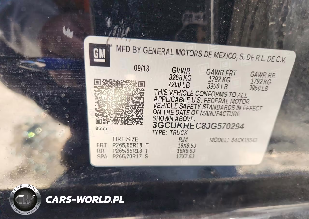 2018 Chevrolet Silverado K1500 Lt VIN:3GCUKREC8JG570294 - 12