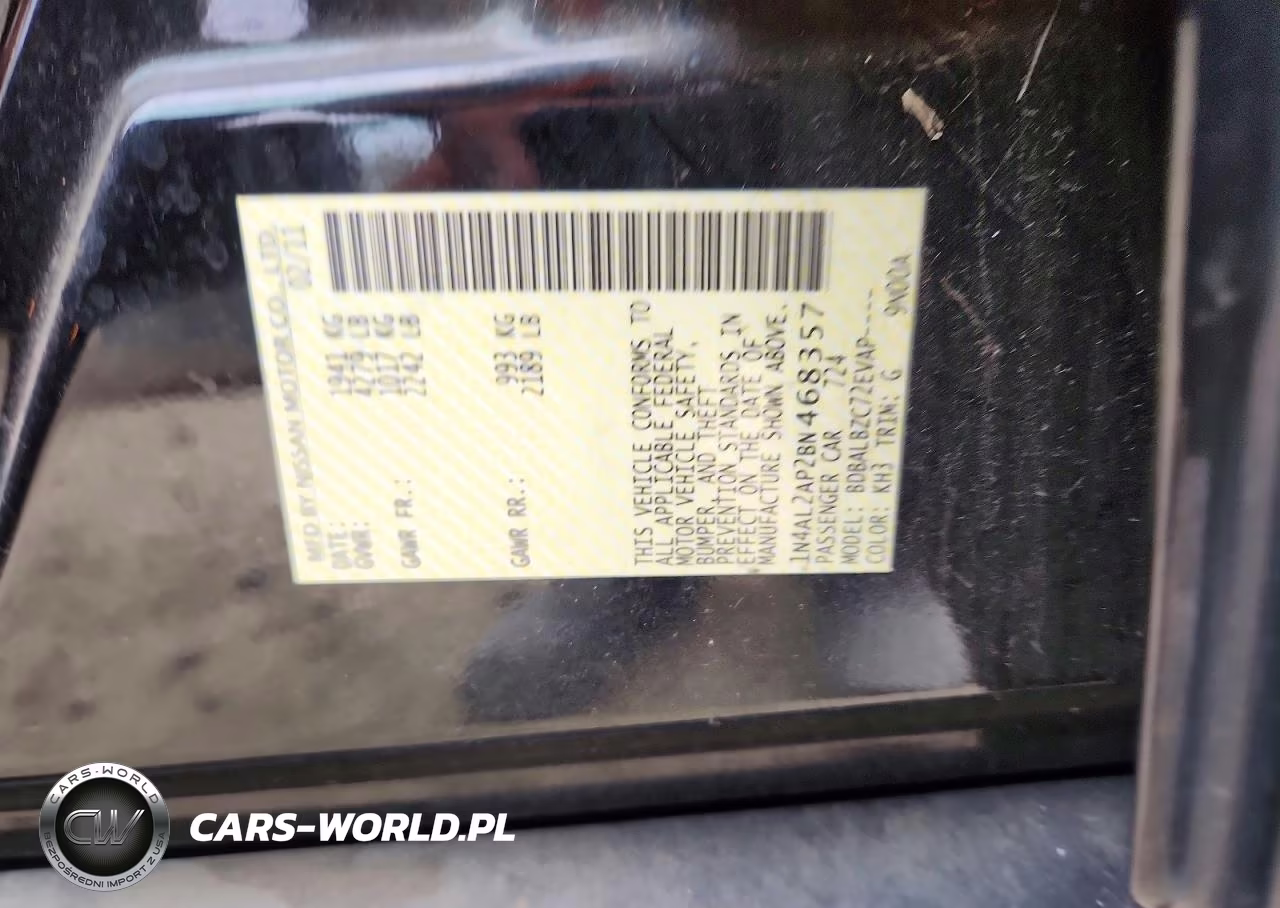 2011 Nissan Altima 2.5 VIN:1N4AL2AP2BN468357 - 12