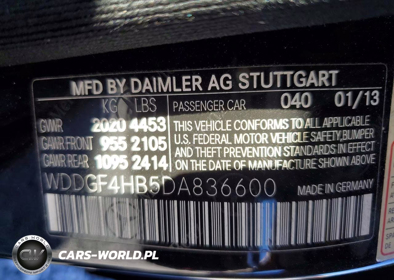 2013 Mercedes-Benz C 250 VIN:WDDGF4HB5DA836600 - 12
