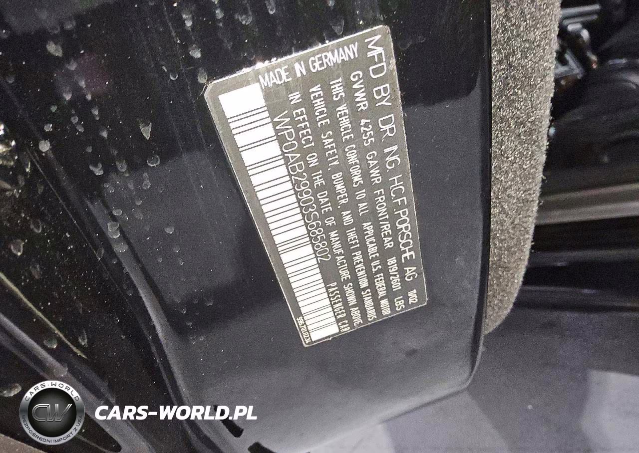 2003 Porsche 911 Turbo VIN:WP0AB29903S685802 - 12