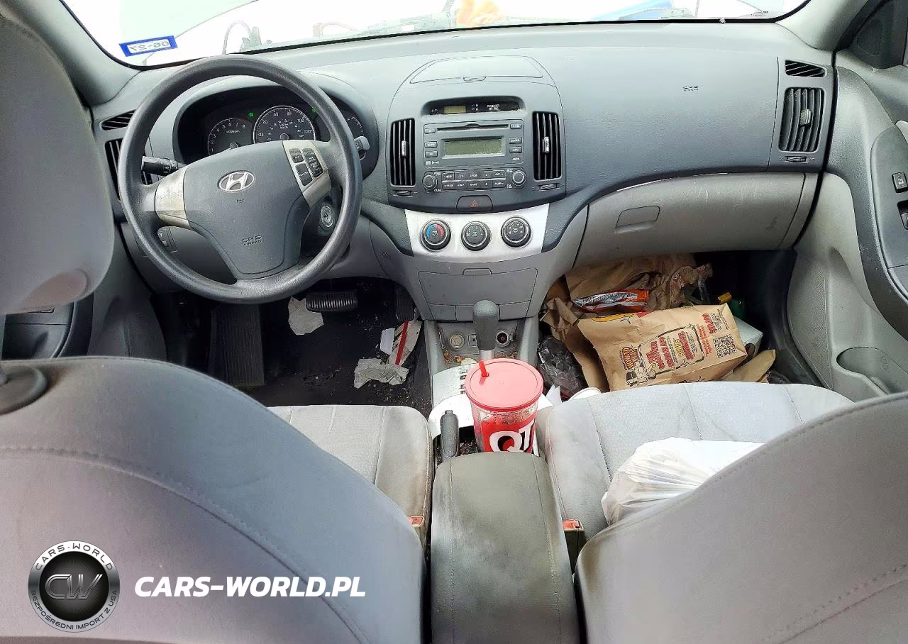 2009 Hyundai Elantra Gls VIN:KMHDU46D69U675456 - 8