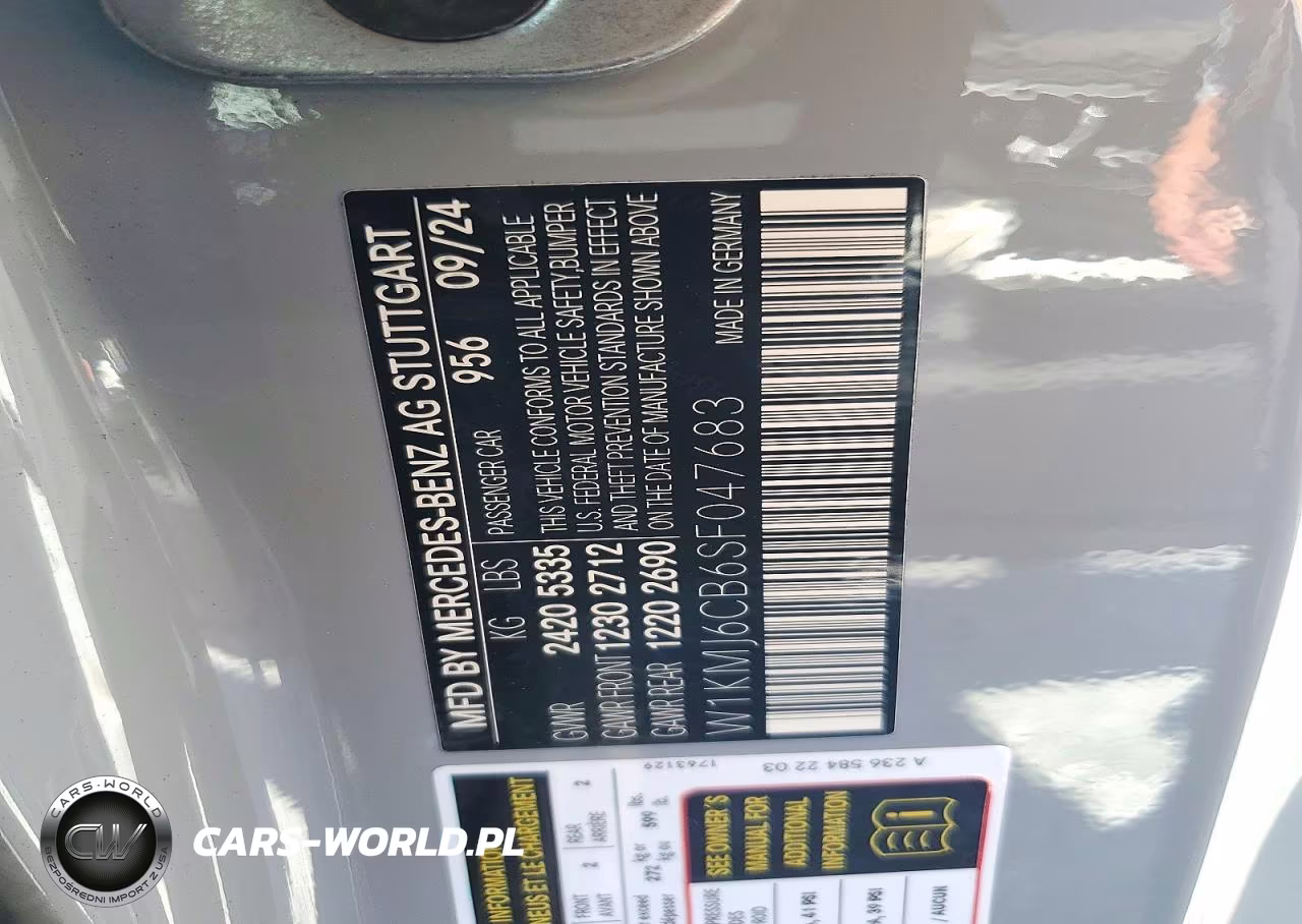 2025 Mercedes-Benz Cle Amg 53 4Matic VIN:W1KMJ6CB6SF047683 - 13
