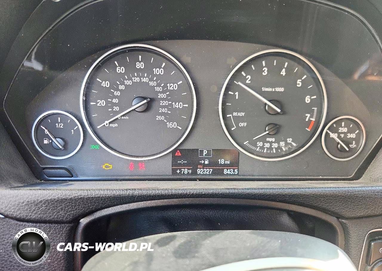 2014 BMW 328 I Sulev VIN:WBA3C1C51EK115734 - 9