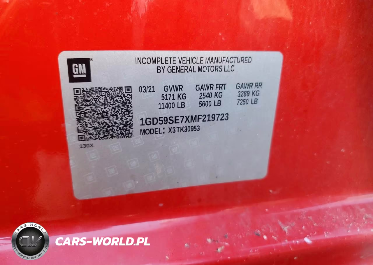 2021 GMC Sierra K3500 VIN:1GD59SE7XMF219723 - 12