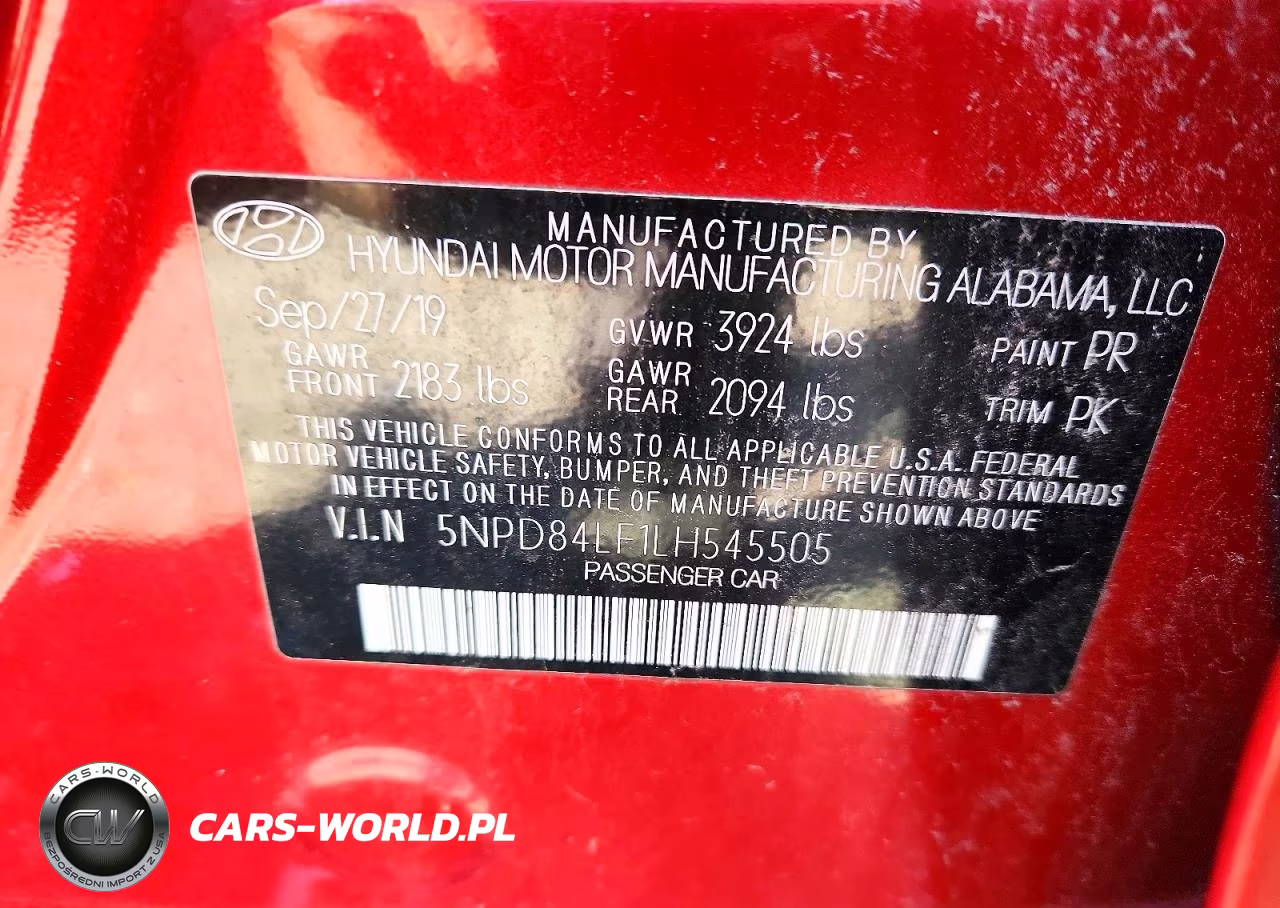 2020 Hyundai Elantra Sel VIN:5NPD84LF1LH545505 - 12