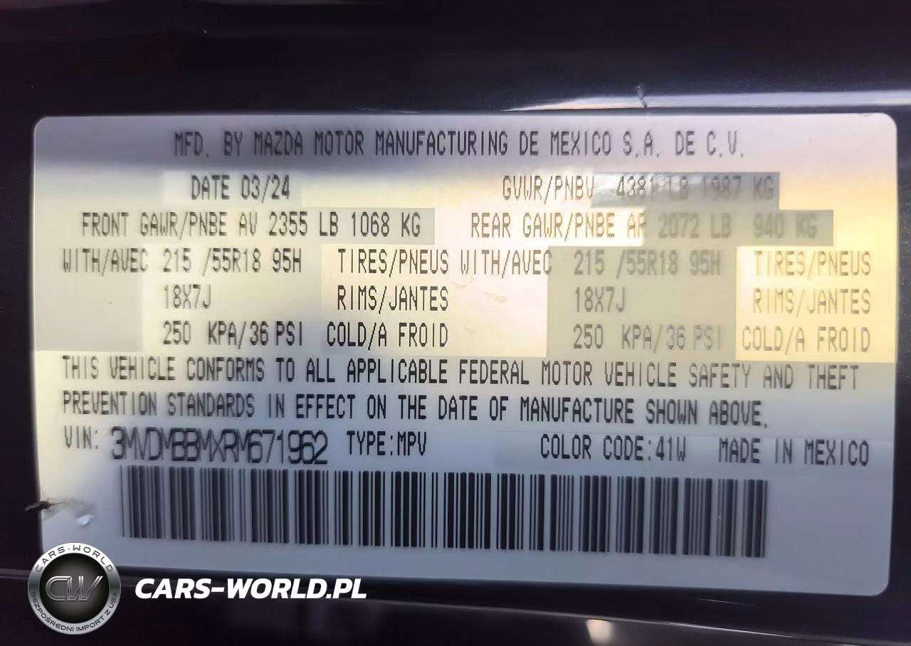2024 Mazda Cx-30 2.5 S Select Sport VIN:3MVDMBBMXRM671962 - 10