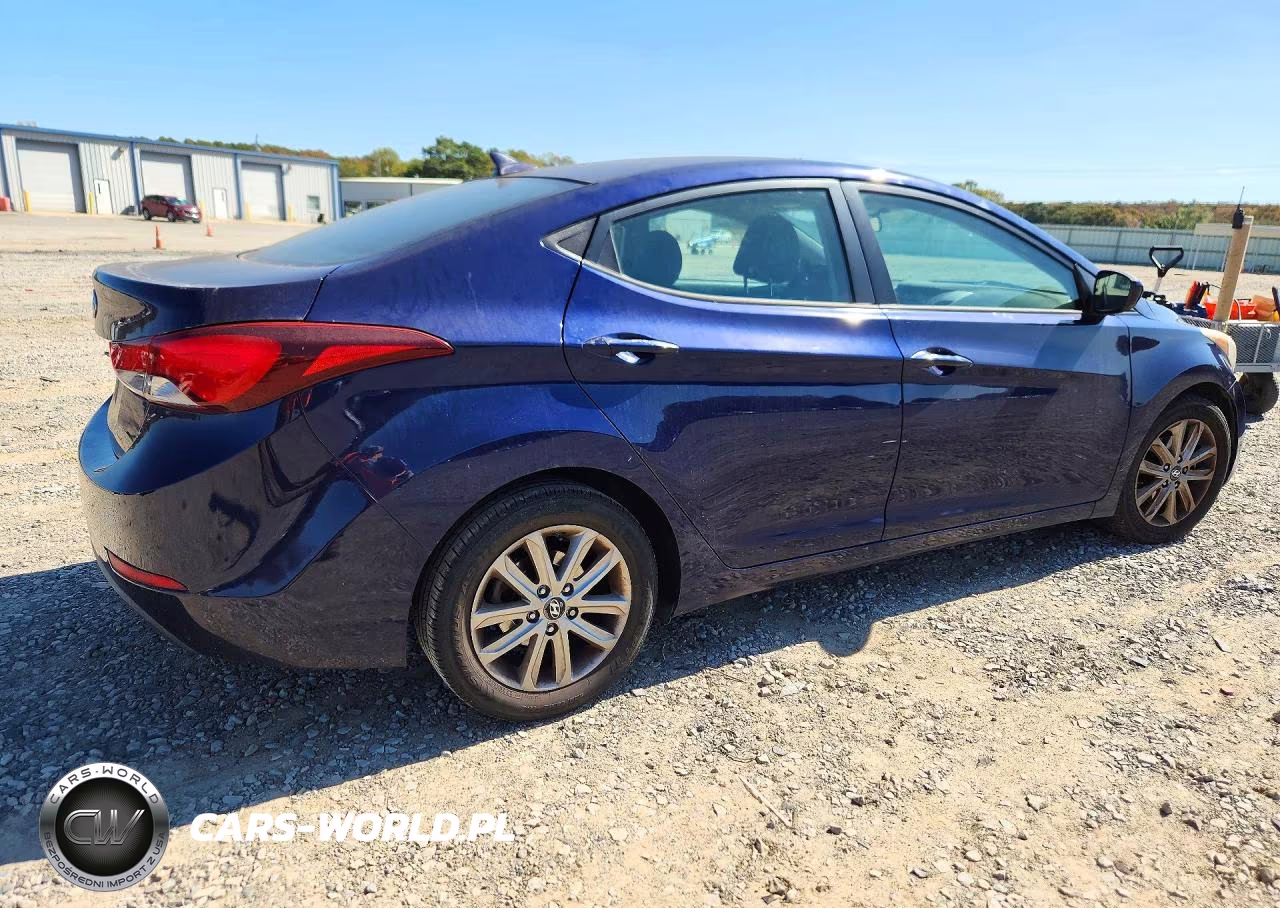 2014 Hyundai Elantra Se VIN:5NPDH4AE5EH510611 - 3