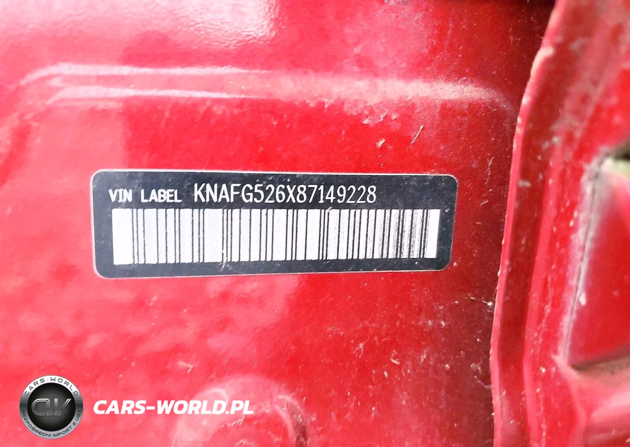 2008 Kia Rondo Lx VIN:KNAFG526X87149228 - 12