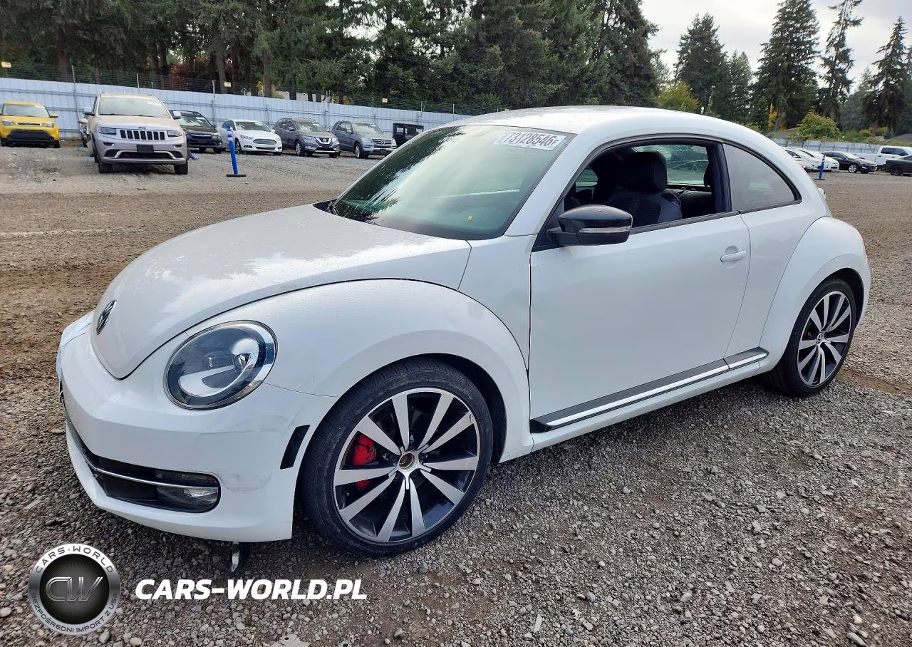 2012 Volkswagen Beetle Turbo VIN:3VW4A7AT8CM645073 - 1