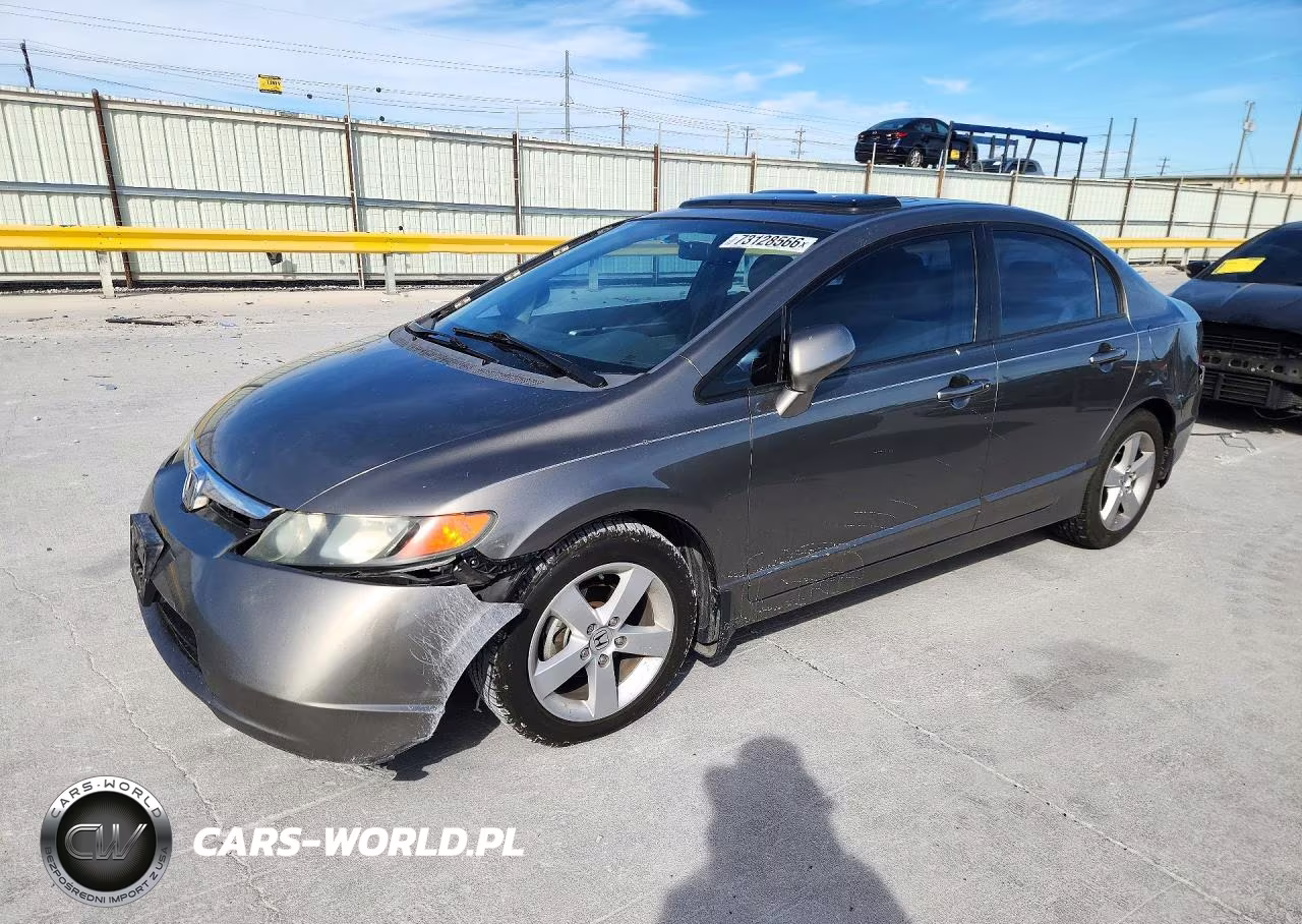 2008 Honda Civic Ex VIN:2HGFA16878H329684 - 1