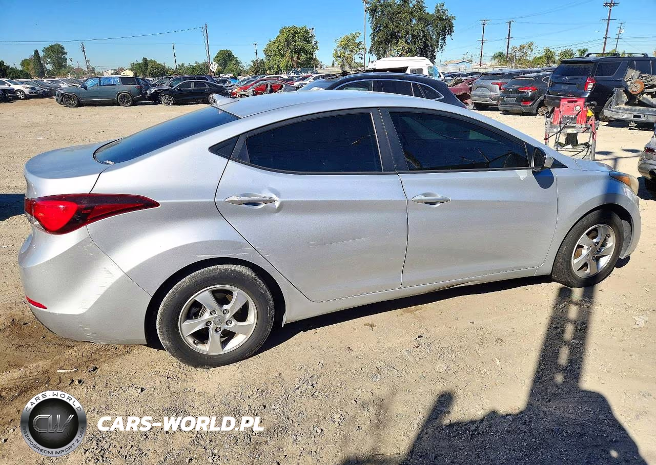 2015 Hyundai Elantra Se VIN:5NPDH4AEXFH566495 - 3