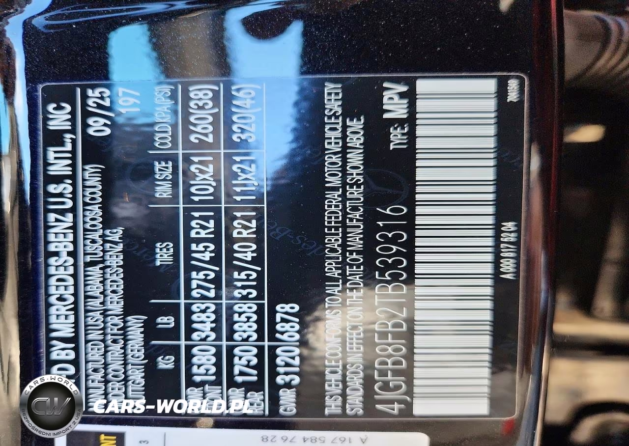 2026 Mercedes-Benz Gle 580 4Matic VIN:4JGFB8FB2TB539316 - 13