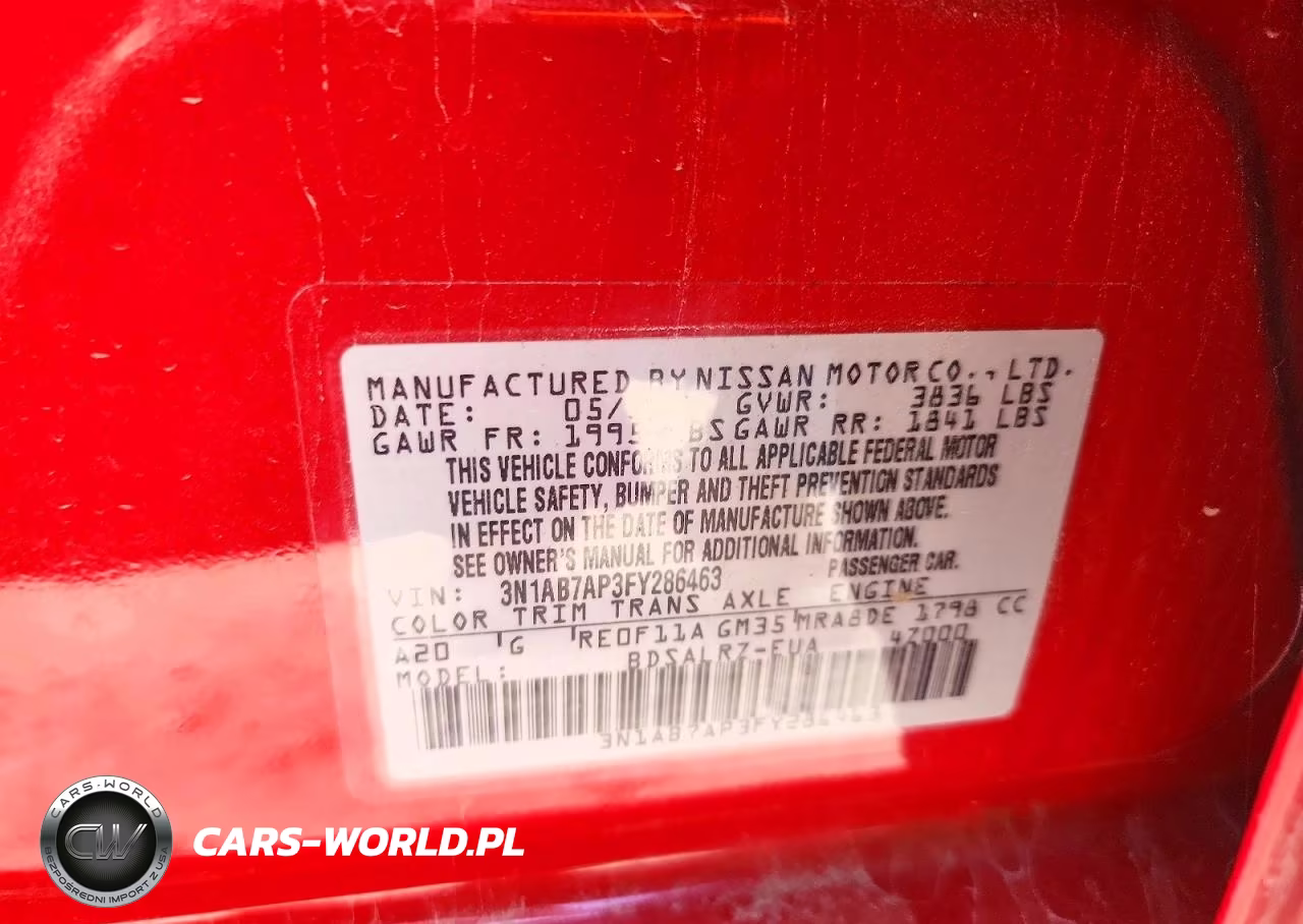 2015 Nissan Sentra Sr VIN:3N1AB7AP3FY286463 - 12