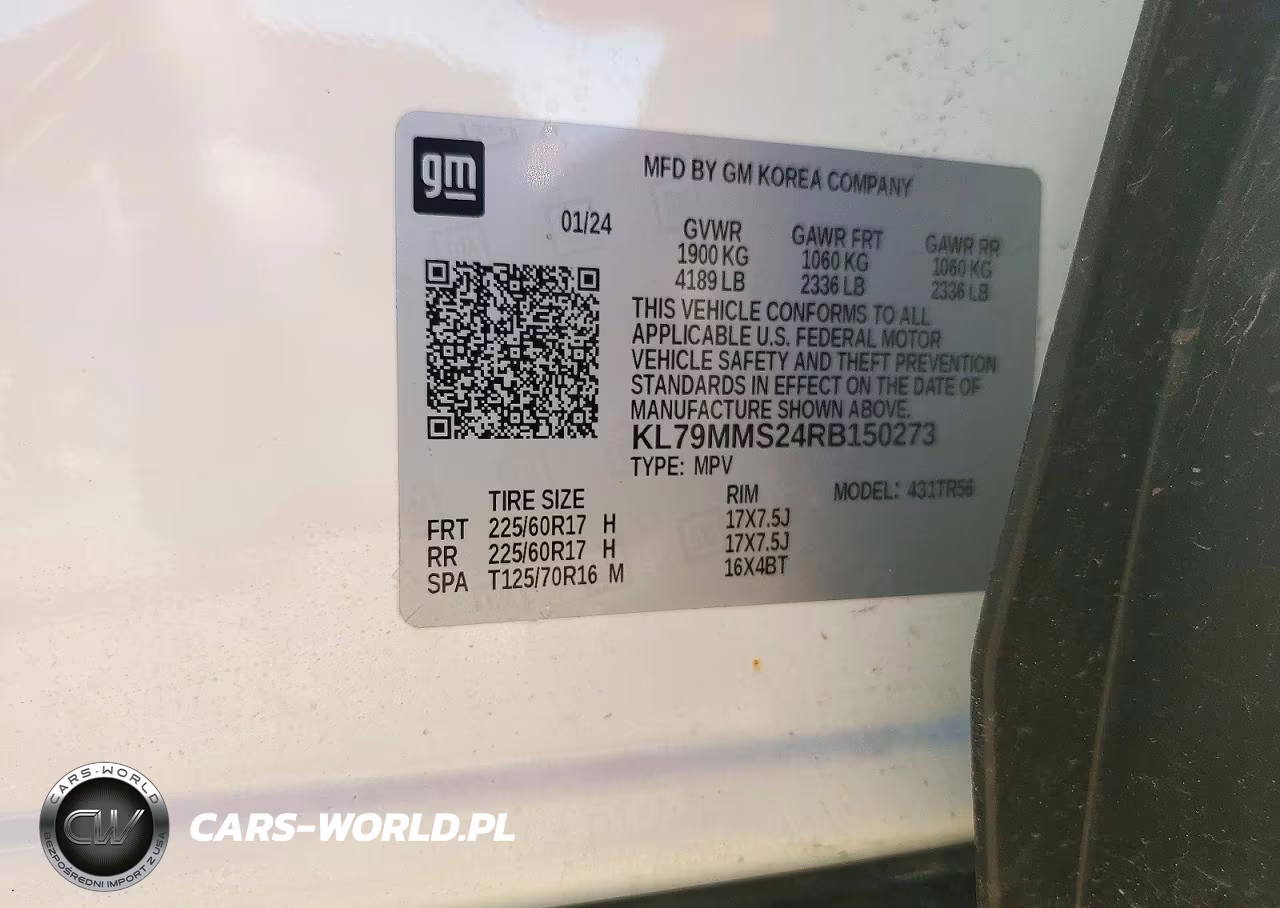2024 Chevrolet Trailblazer Ls VIN:KL79MMS24RB150273 - 12