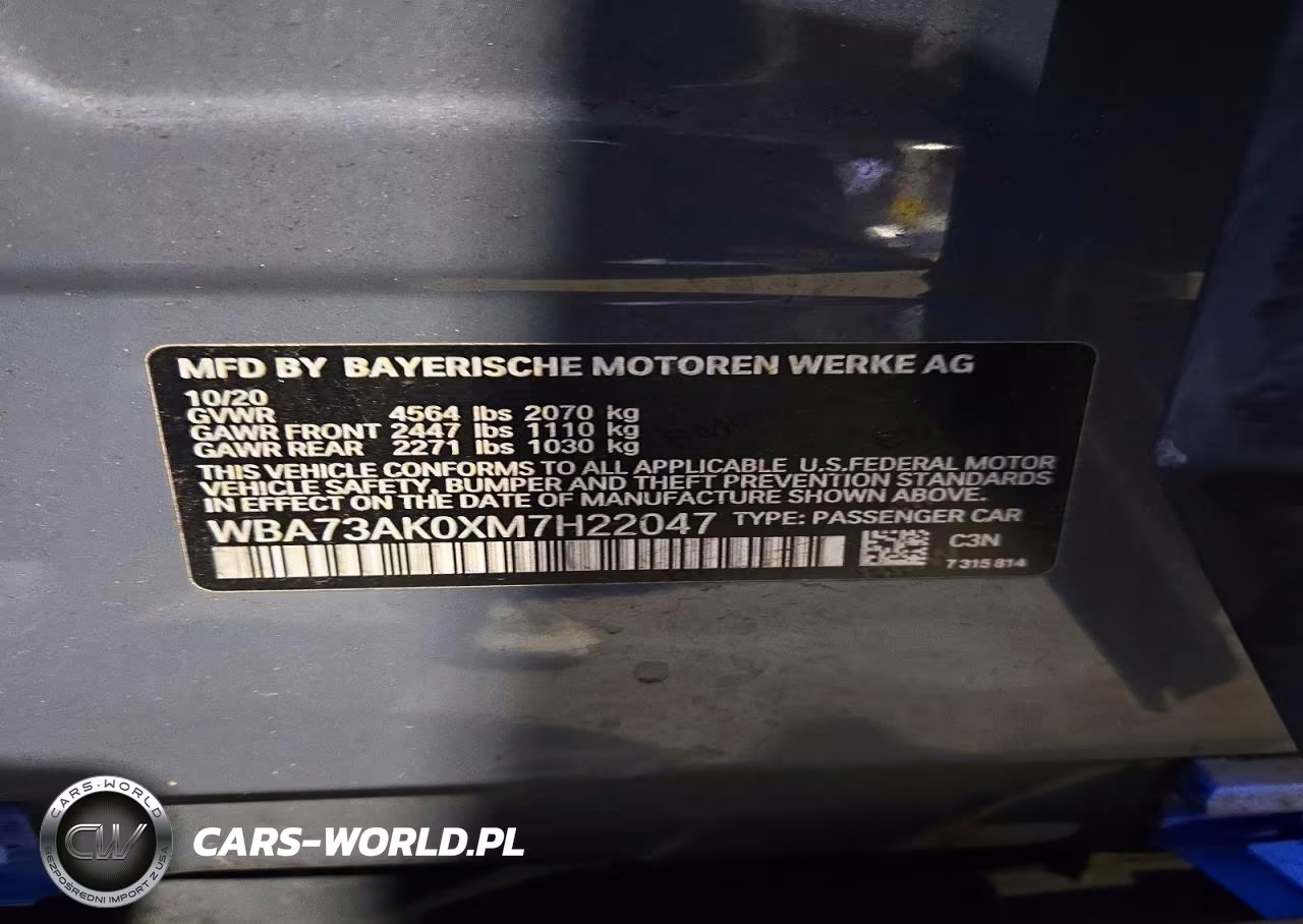 2021 BMW 228Xi VIN:WBA73AK0XM7H22047 - 12