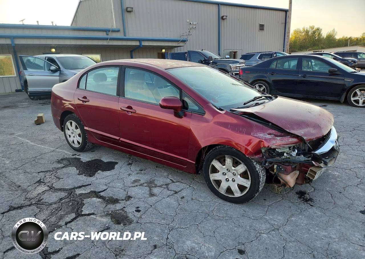 2009 Honda Civic Lx VIN:19XFA16589E026446 - 4