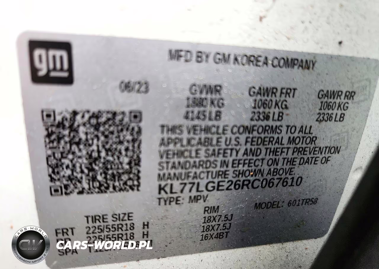2024 Chevrolet Trax 1Rs VIN:KL77LGE26RC067610 - 13