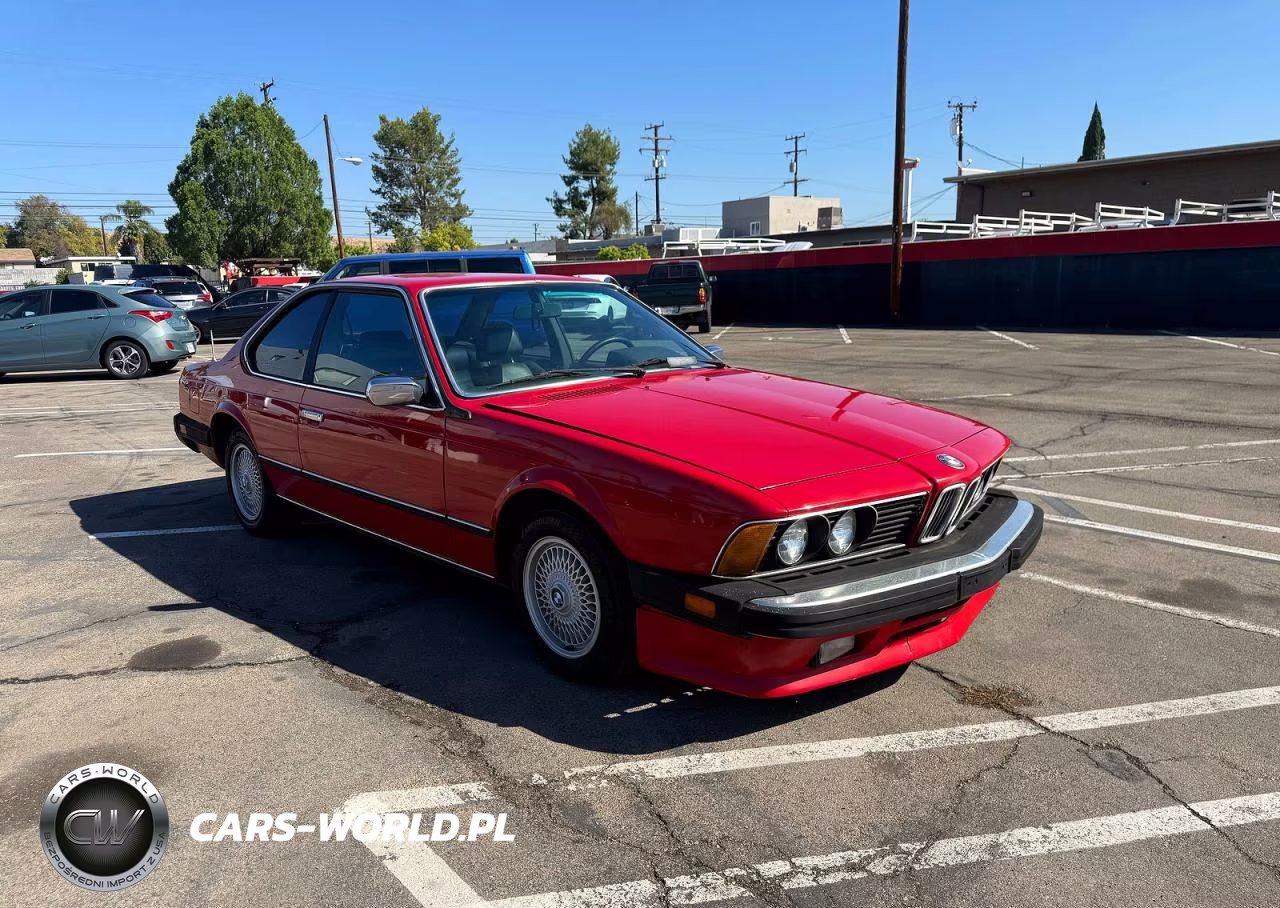 1987 BMW 635 Csi Automatic L6 VIN:WBAEC8406H0613822 - 1