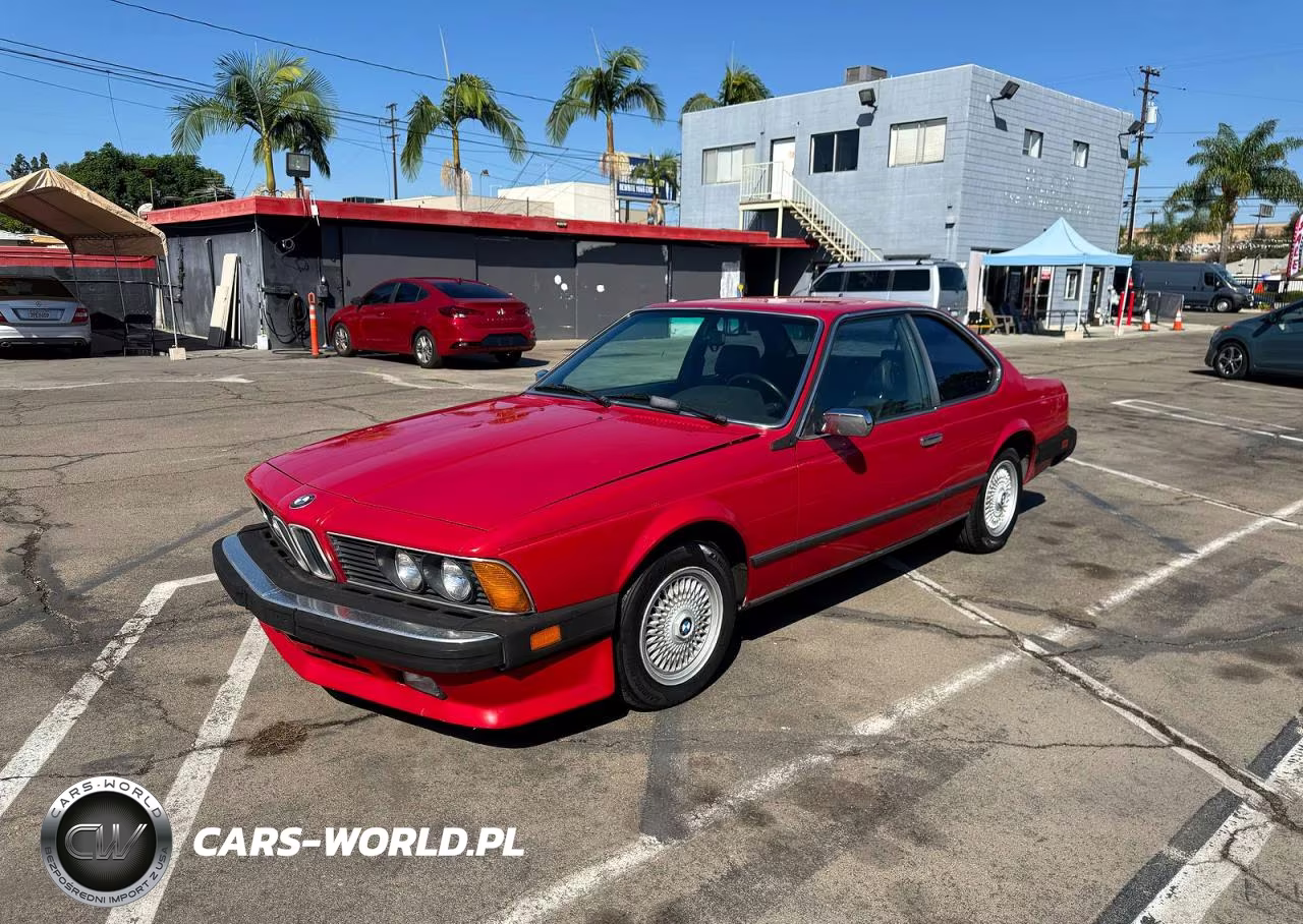 1987 BMW 635 Csi Automatic L6 VIN:WBAEC8406H0613822 - 2