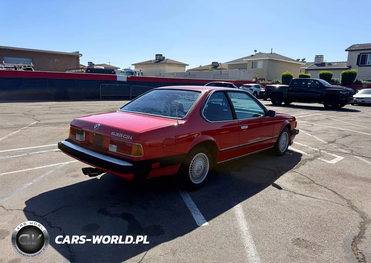 1987 BMW 635 Csi Automatic L6 VIN:WBAEC8406H0613822 - 4