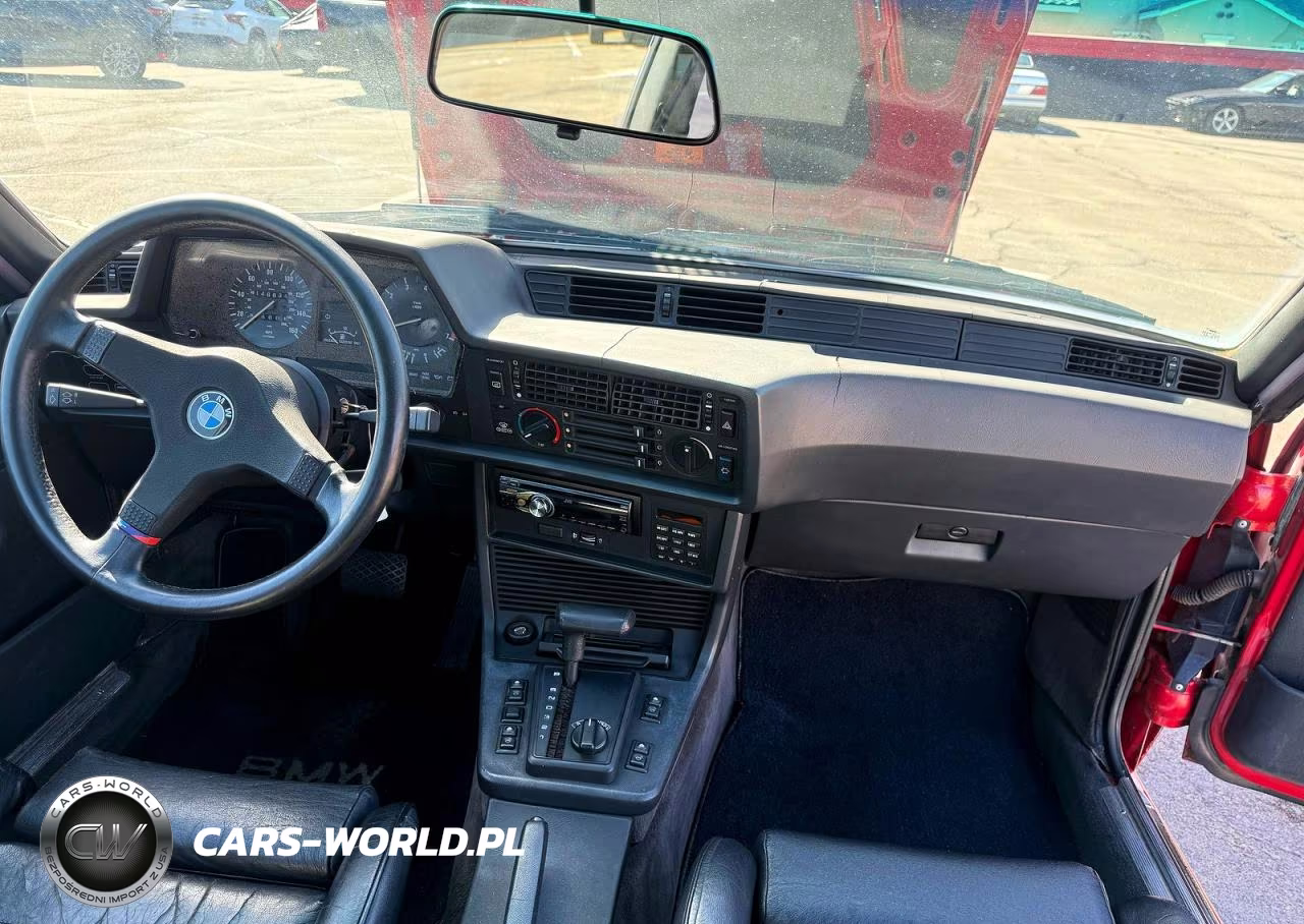 1987 BMW 635 Csi Automatic L6 VIN:WBAEC8406H0613822 - 9