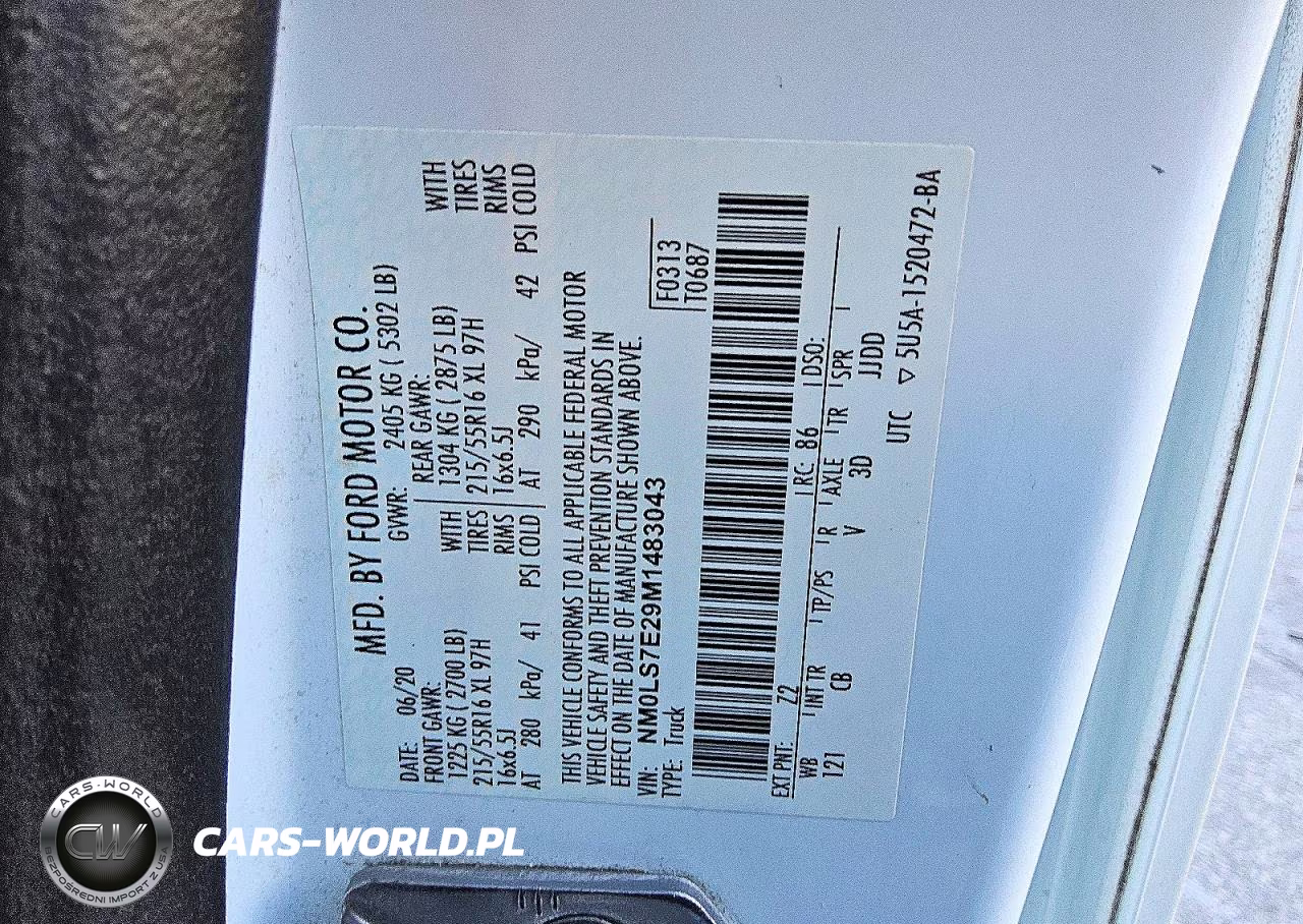 2021 Ford Transit Connect Xl VIN:NM0LS7E29M1483043 - 12