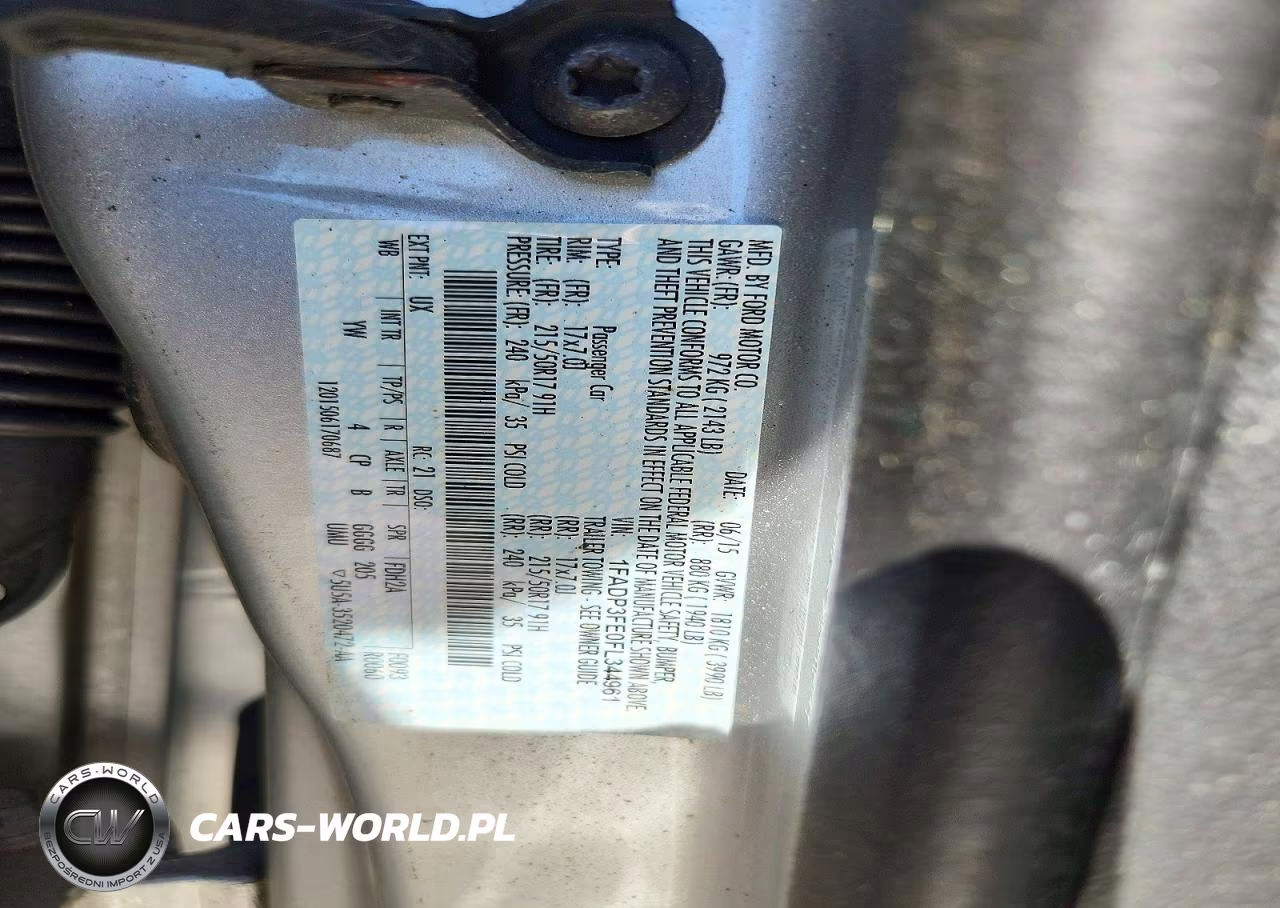 2015 Ford Focus Se VIN:1FADP3FE0FL344961 - 12